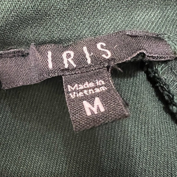 IIRIS Deep Green Lace-Up Mini Dress - Picture 10 of 10